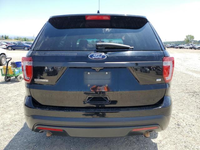 1FM5K8AR4HGB40966 - 2017 FORD EXPLORER POLICE INTERCEPTOR BLACK photo 6
