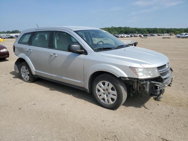 3C4PDCAB4ET191680 - 2014 DODGE JOURNEY SE SILVER photo 4