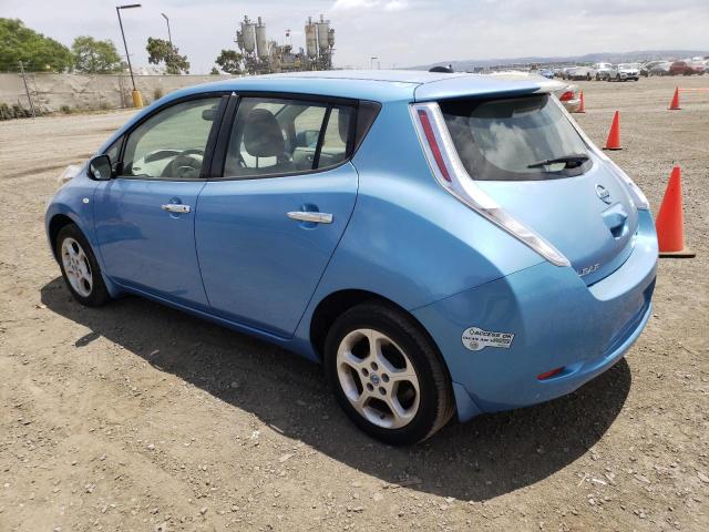 JN1AZ0CP1BT007353 - 2011 NISSAN LEAF SV BLUE photo 2