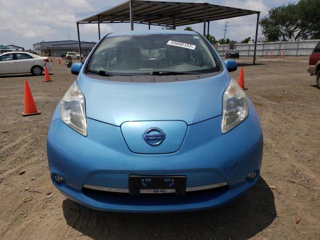 JN1AZ0CP1BT007353 - 2011 NISSAN LEAF SV BLUE photo 5