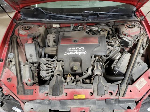 1G2WR5210XF212542 - 1999 PONTIAC GRAND PRIX GTP RED photo 11