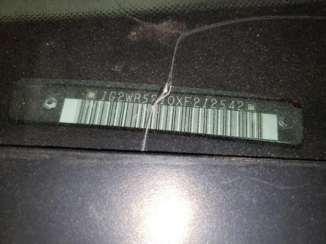 1G2WR5210XF212542 - 1999 PONTIAC GRAND PRIX GTP Qırmızı foto 13