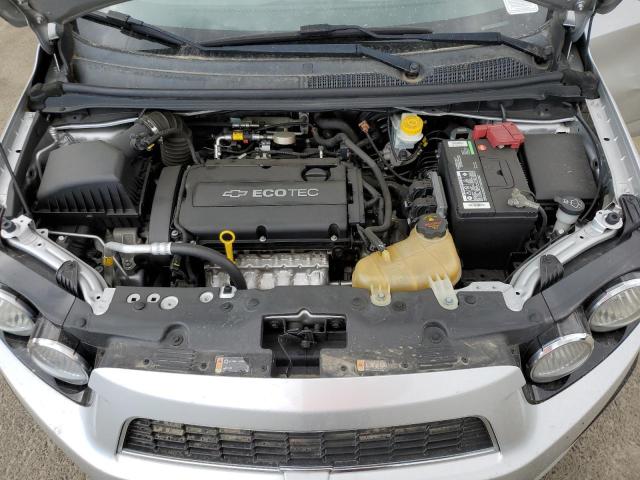 1G1JA5SH2C4175423 - 2012 CHEVROLET SONIC LS SILVER photo 11