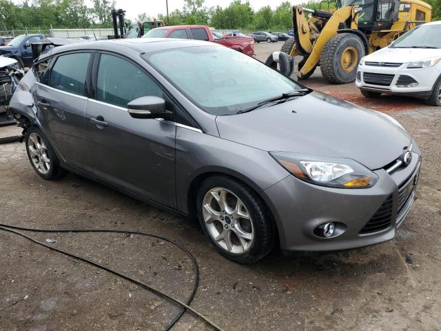 1FADP3N26EL182825 - 2014 FORD FOCUS TITANIUM GRAY photo 4