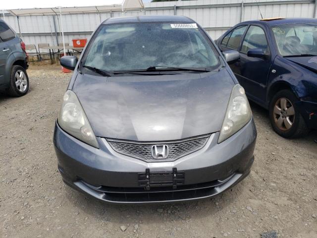 JHMGE8H3XCC023882 - 2012 HONDA FIT GRAY photo 5