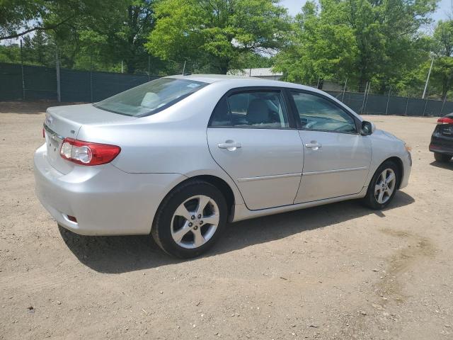 5YFBU4EE2CP024321 - 2012 TOYOTA COROLLA BASE Արծաթագույն լուսանկար 3