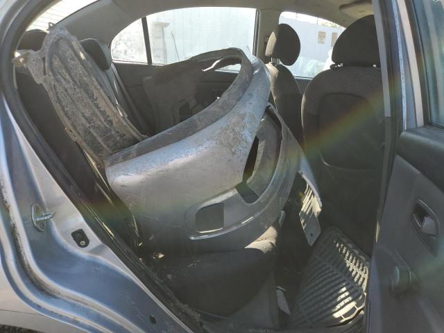 KNADE123586308917 - 2008 KIA RIO BASE SILVER photo 10