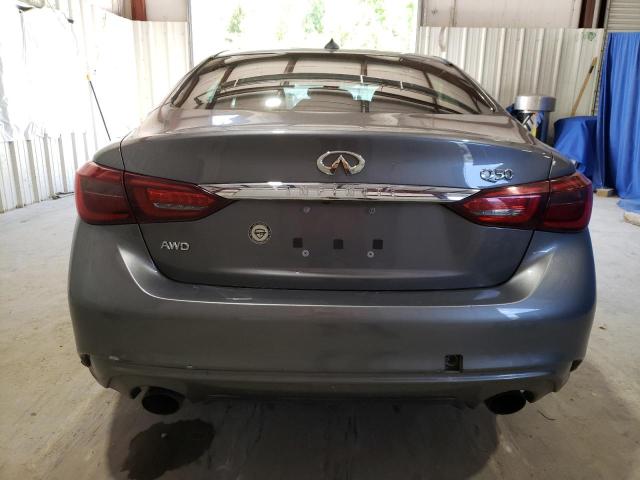 JN1EV7AR1JM610127 - 2018 INFINITI Q50 LUXE GRAY photo 6