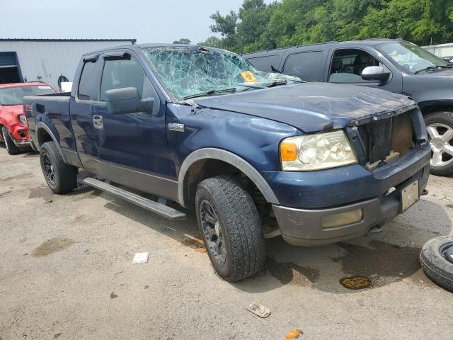 1FTPX14575NB80335 - 2005 FORD F 150 BLUE photo 4