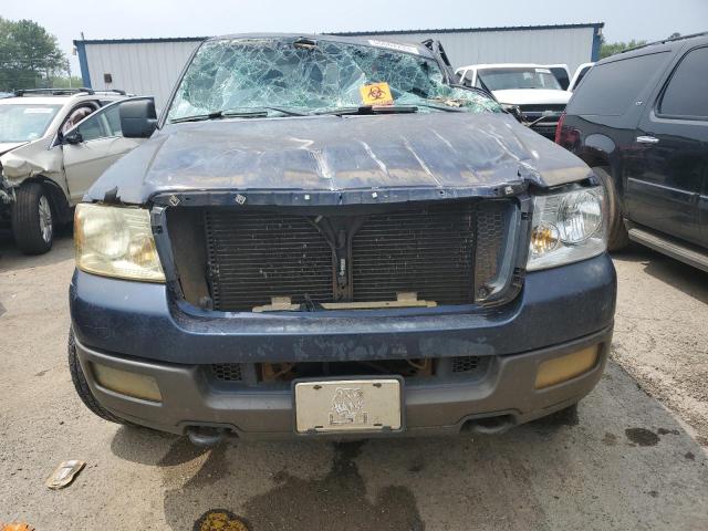 1FTPX14575NB80335 - 2005 FORD F 150 BLUE photo 5