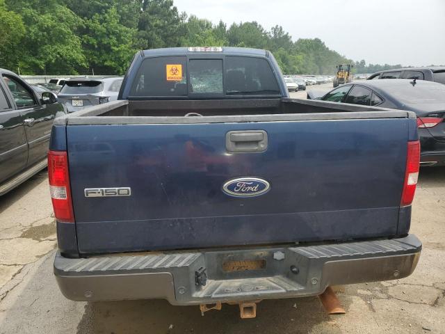 1FTPX14575NB80335 - 2005 FORD F 150 BLUE photo 6