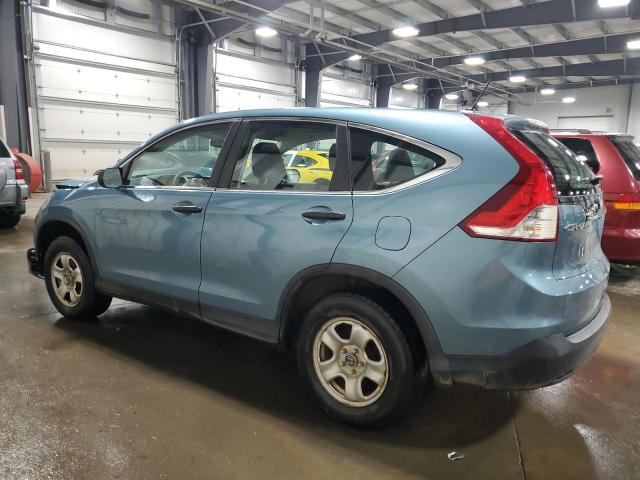 2HKRM4H33EH714653 - 2014 HONDA CR-V LX BLUE photo 2