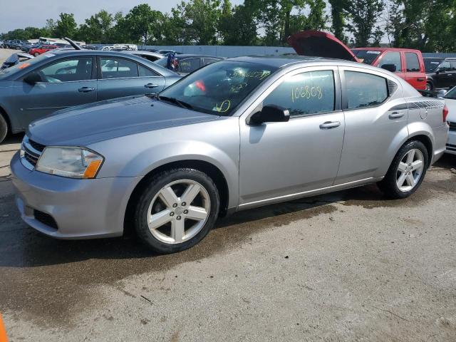 1C3CDZAB2DN529792 - 2013 DODGE AVENGER SE SILVER photo 1