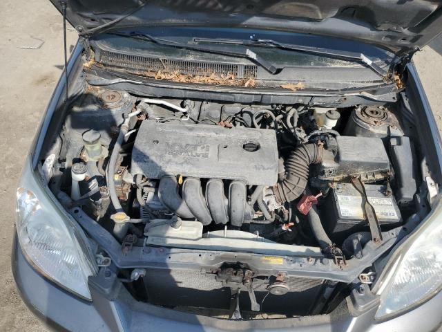 2T1KR32E06C609922 - 2006 TOYOTA COROLLA MA XR GRAY photo 11