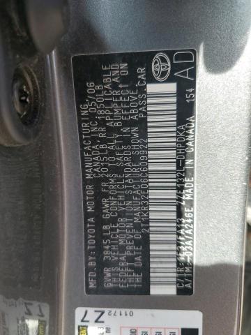 2T1KR32E06C609922 - 2006 TOYOTA COROLLA MA XR GRAY photo 12