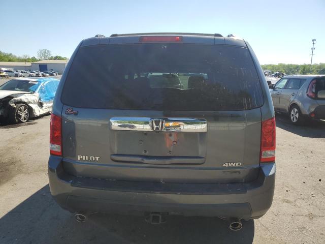 5FNYF4H60BB071754 - 2011 HONDA PILOT EXL GRAY photo 6