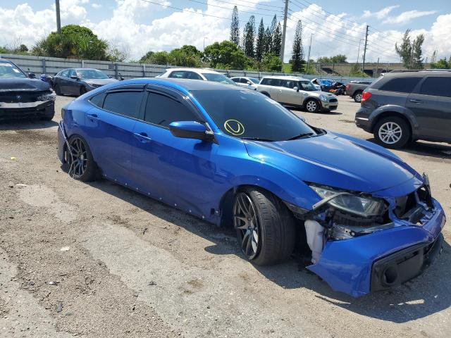 2HGFC2F8XKH560280 - 2019 HONDA CIVIC SPORT 蓝色 照片 4