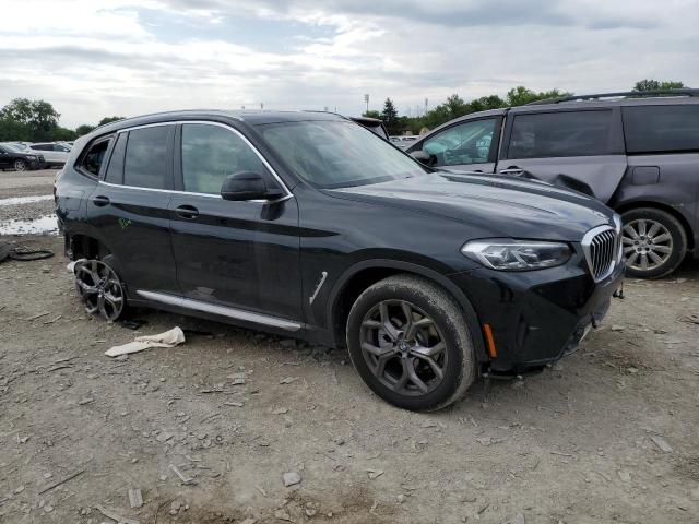 5UX53DP05N9K46389 - 2022 BMW X3 XDRIVE30I BLACK photo 4