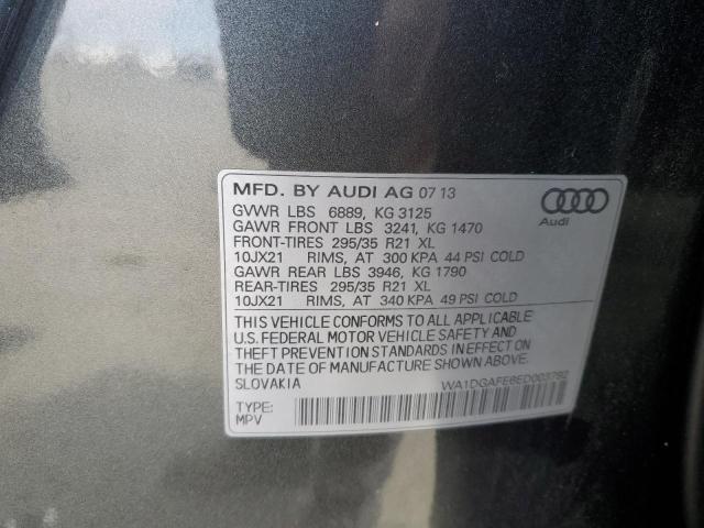 WA1DGAFE6ED003792 - 2014 AUDI Q7 PRESTIGE GRAY photo 12