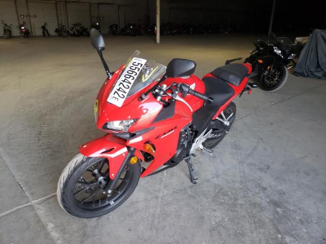 MLHPC4417D5000812 - 2013 HONDA CBR500 R RED photo 2