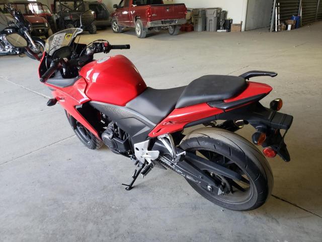 MLHPC4417D5000812 - 2013 HONDA CBR500 R RED photo 3