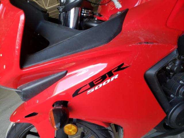 MLHPC4417D5000812 - 2013 HONDA CBR500 R RED photo 9