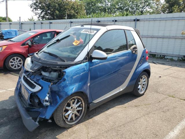 WMEEK31X88K200560 - 2008 SMART FORTWO PASSION BLUE photo 1
