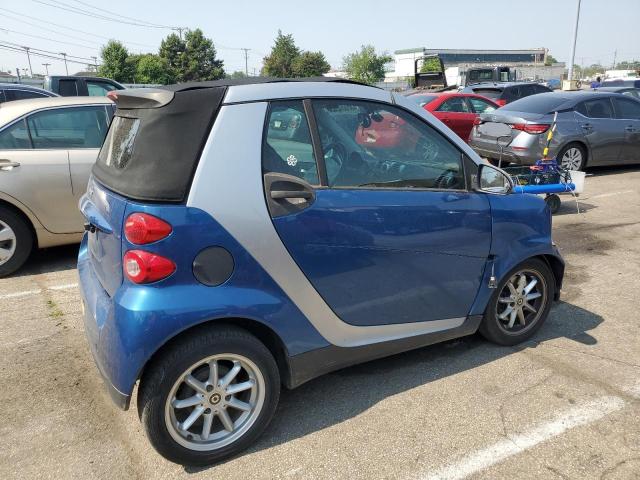 WMEEK31X88K200560 - 2008 SMART FORTWO PASSION BLUE photo 3