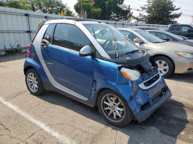 WMEEK31X88K200560 - 2008 SMART FORTWO PASSION BLUE photo 4