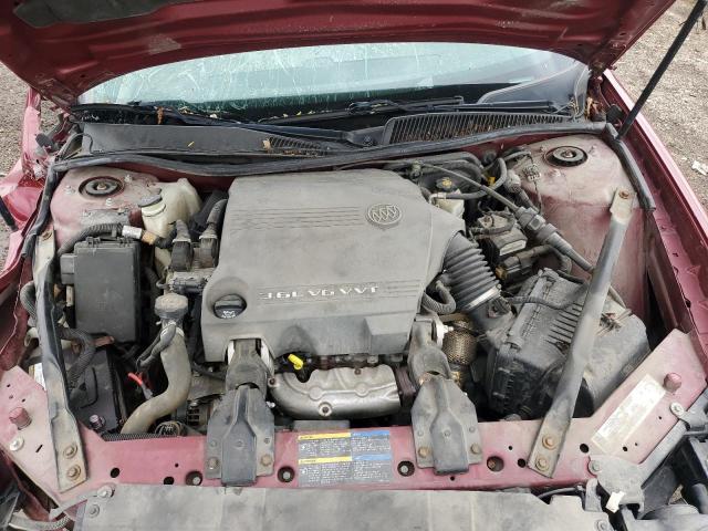 2G4WE537151170067 - 2005 BUICK LACROSSE CXS Կարմիր լուսանկար 11