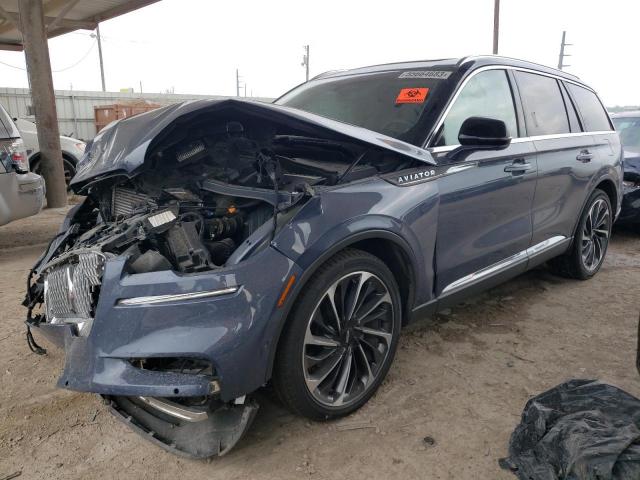 5LM5J7XC4MGL04062 - 2021 LINCOLN AVIATOR RESERVE BLUE photo 1