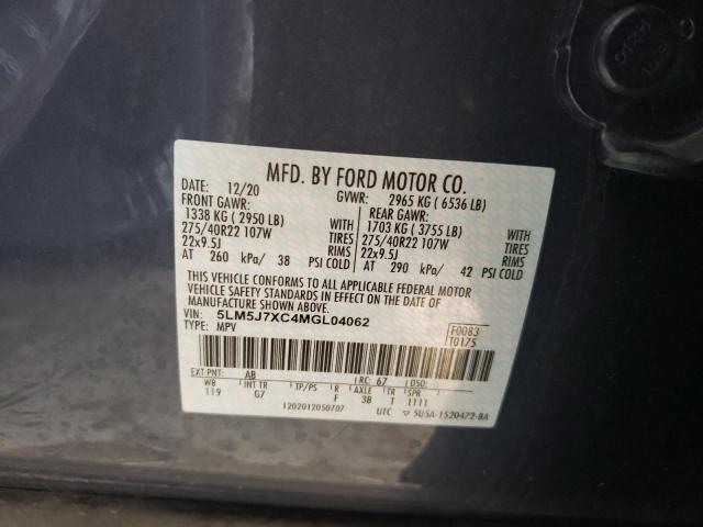 5LM5J7XC4MGL04062 - 2021 LINCOLN AVIATOR RESERVE BLUE photo 14