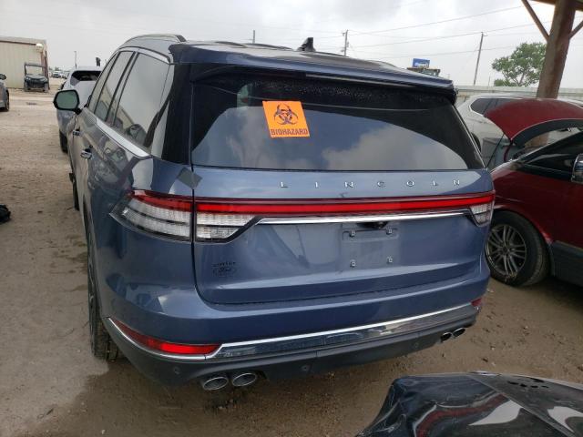 5LM5J7XC4MGL04062 - 2021 LINCOLN AVIATOR RESERVE BLUE photo 6