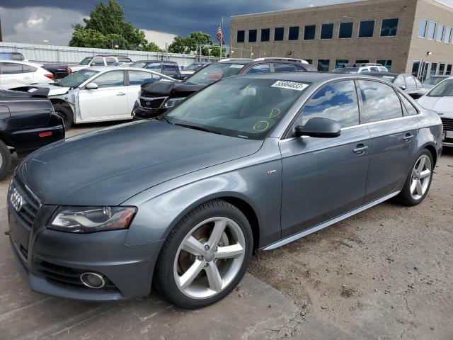 WAUKFAFL1CN014623 - 2012 AUDI A4 PRESTIGE GRAY photo 1