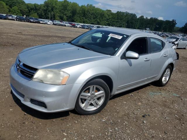 1C3CDZCB0CN150690 - 2012 DODGE AVENGER SXT SILVER photo 1