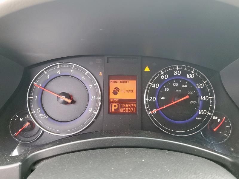 JN1AJ0HP4AM701849 - 2010 INFINITI EX35 BASE SILVER photo 9