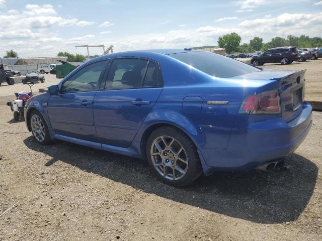 19UUA76537A021375 - 2007 ACURA TL TYPE S BLUE photo 2