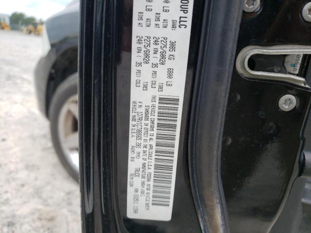 1D7RV1CT8BS651281 - 2011 DODGE RAM BLACK photo 10