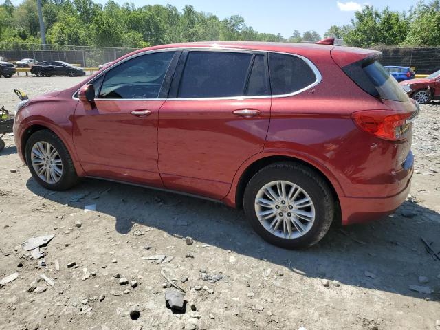 LRBFXBSA6JD028613 - 2018 BUICK ENVISION PREFERRED RED photo 2