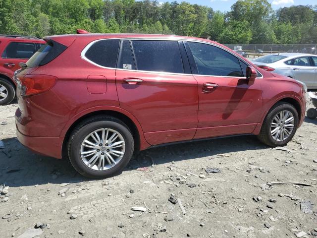 LRBFXBSA6JD028613 - 2018 BUICK ENVISION PREFERRED RED photo 3