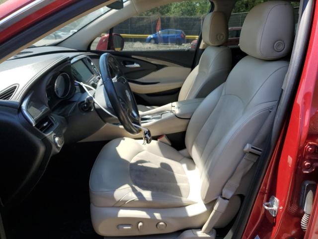 LRBFXBSA6JD028613 - 2018 BUICK ENVISION PREFERRED RED photo 7