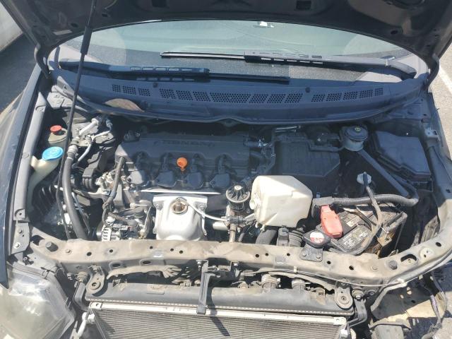 2HGFG12688H563870 - 2008 HONDA CIVIC LX შავი ფოტო 11