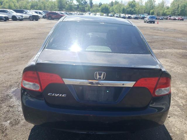 2HGFA1F66BH516498 - 2011 HONDA CIVIC LX-S Սև լուսանկար 6