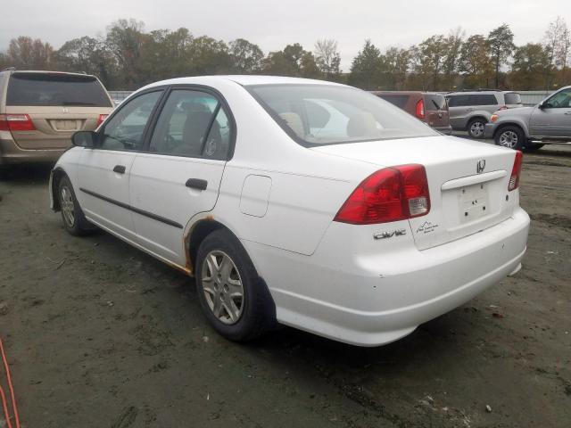 2HGES16325H566107 - 2005 HONDA CIVIC DX VP  photo 3