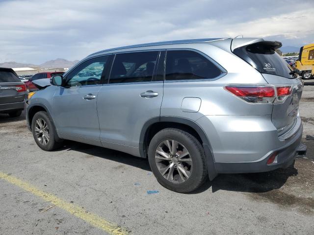 5TDJKRFH8ES071774 - 2014 TOYOTA HIGHLANDER XLE SILVER photo 2