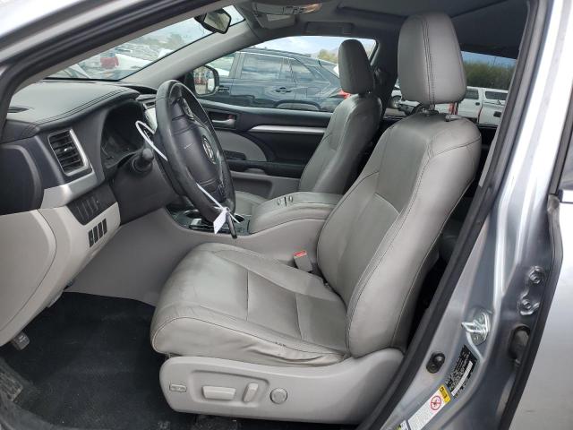 5TDJKRFH8ES071774 - 2014 TOYOTA HIGHLANDER XLE SILVER photo 7