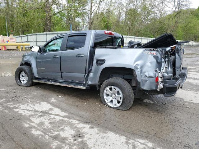 1GCGTCENXM1292817 - 2021 CHEVROLET COLORADO LT GRAY photo 2