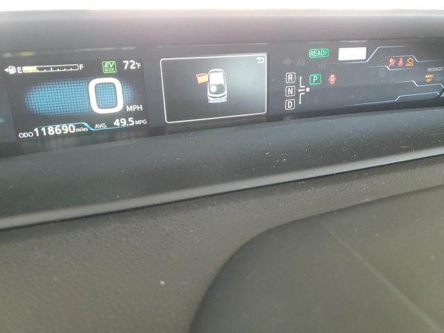 JTDKARFP7H3063850 - 2017 TOYOTA PRIUS PRIM ნაცრისფერი ფოტო 9