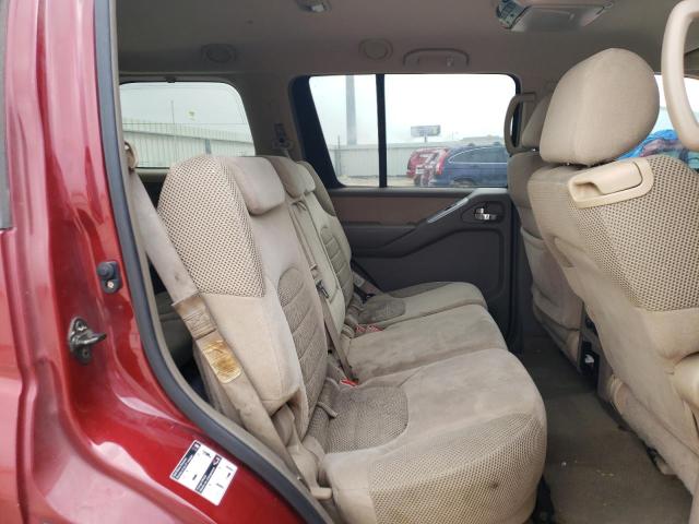 5N1AR18U88C661658 - 2008 NISSAN PATHFINDER S RED photo 10