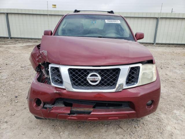 5N1AR18U88C661658 - 2008 NISSAN PATHFINDER S RED photo 5